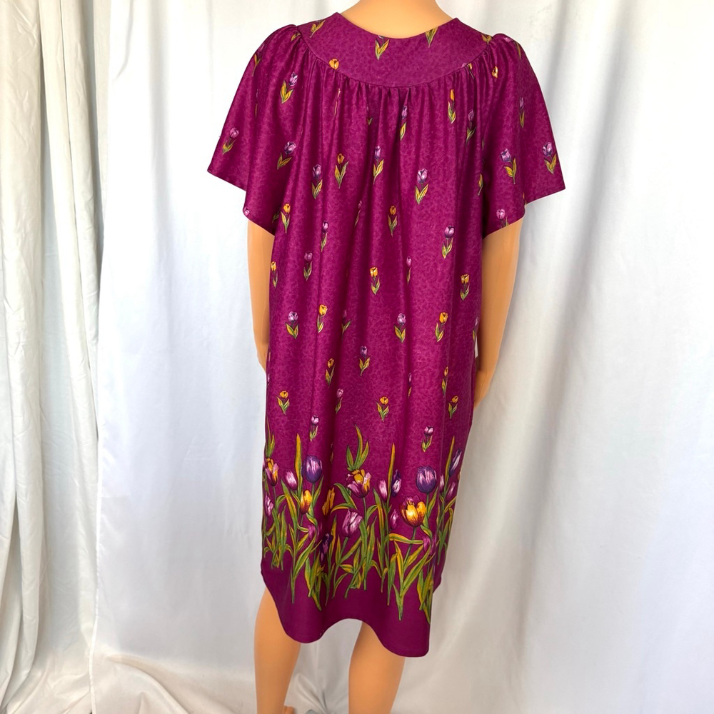 Vintage 80s Anthony Richards Muumuu Housedress Wo… - image 3